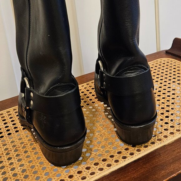 Women's Frye Black leather harness boot - Picture 3 of 9